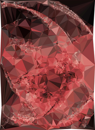 Abstract multicolor mosaic backdrop. Geometric low polygonal background. Design element for posters, business cards, presentations layouts, showcases. Vector clip art.のイラスト素材