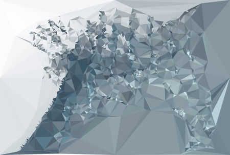 Abstract multicolor mosaic backdrop. Geometric low polygonal background. Design element for book covers, presentations layouts, title backgrounds. Vector clip art.のイラスト素材