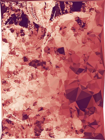 Abstract multicolor mosaic backdrop. Geometric low polygonal background. Design element for book covers, presentations layouts, title backgrounds. Vector clip art.のイラスト素材