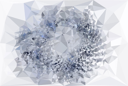 Abstract multicolor mosaic backdrop. Geometric low polygonal background. Design element for book covers, presentations layouts, title backgrounds. Vector clip art.のイラスト素材