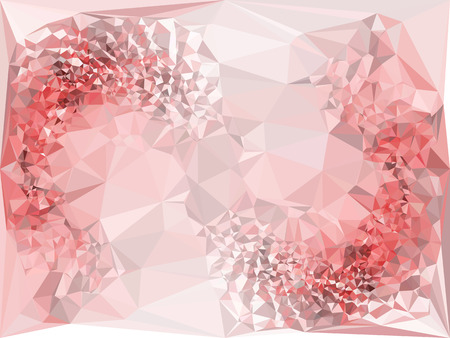 Abstract multicolor mosaic backdrop. Geometric low polygonal background. Design element for book covers, presentations layouts, title backgrounds. Vector clip art.のイラスト素材