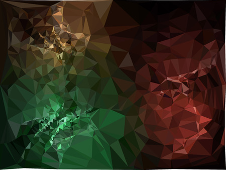 Abstract multicolor mosaic backdrop. Geometric low polygonal background. Design element for book covers, presentations layouts, title backgrounds. Vector clip art.のイラスト素材