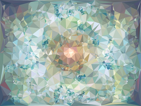 Abstract multicolor mosaic backdrop. Geometric low polygonal background. Design element for book covers, presentations layouts, title backgrounds. Vector clip art.のイラスト素材