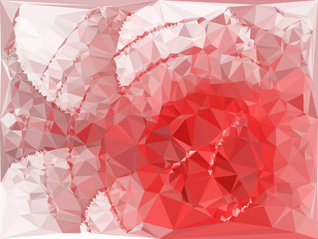 Abstract multicolor mosaic backdrop. Geometric low polygonal background. Design element for book covers, presentations layouts, title backgrounds. Vector clip art.のイラスト素材