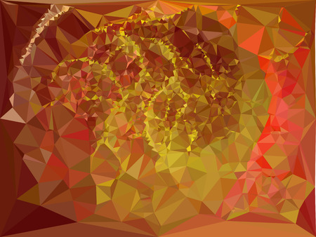 Abstract multicolor mosaic backdrop. Geometric low polygonal background. Design element for book covers, presentations layouts, title backgrounds. Vector clip art.のイラスト素材