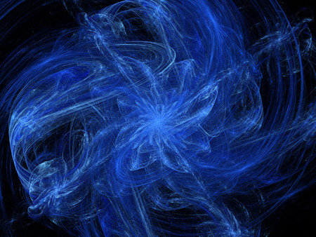Abstract smoke swirls. Fractal illustration. Digital collage.の写真素材