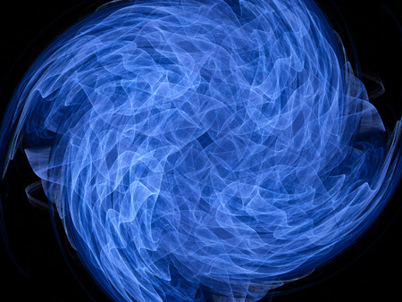 Abstract smoke swirls. Fractal illustration. Digital collage.の写真素材