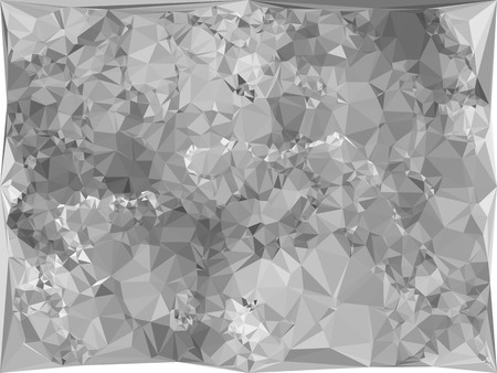 Abstract monochrome mosaic backdrop. Geometric low polygonal background. Design element for posters, business cards, presentations layouts, showcases. Vector clip artのイラスト素材