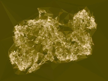 Toned monochrome mosaic background.のイラスト素材