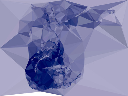 Toned monochrome mosaic background. Design element for book covers, presentations layouts, title and page backgrounds. Vector clip art.のイラスト素材