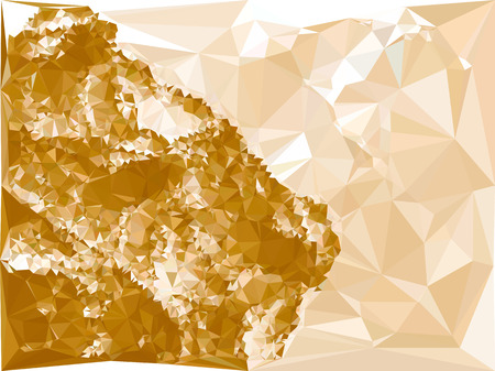 Abstract monotone background for books, advertising and presentations layouts, title backgrounds. Geometric low polygonal mosaic backdrop. Vector clip art.のイラスト素材