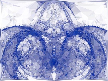 Abstract monotone background for books, advertising and presentations layouts, title backgrounds. Geometric low polygonal mosaic backdrop. Vector clip art.のイラスト素材