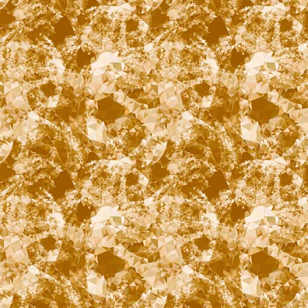 Yellow geometric background. Seamless triangular pattern. Repeating texture for business card, covers, leaflets and other design projects. Vector clip art.のイラスト素材