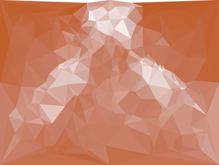 Mosaic backdrop with triangles. Abstract geometric low polygonal background. Design element for book covers, presentations layouts, title backgrounds. Vector clip art.のイラスト素材