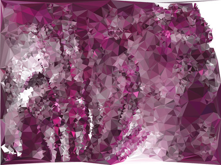 Geometric low polygonal background. Abstract multicolor mosaic backdrop. Design element for book covers, presentations layouts, title backgrounds. Vector clip art.のイラスト素材