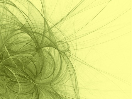 Green color toned  monochrome abstract fractal illustration. Design element for book covers, presentations layouts, title and page backgrounds.Raster clip art.の写真素材