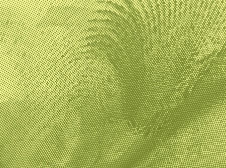 Monochrome abstract background. Spotted halftone effect in green tone. Design element for book covers, presentations layouts, title backgrounds. Raster clip art.の写真素材
