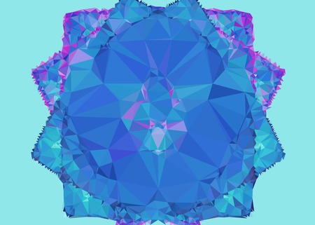 Geometric low polygonal background.のイラスト素材