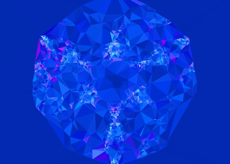 Geometric low polygonal background.のイラスト素材