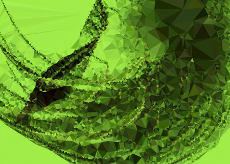 Abstract mosaic backdrop in green colorのイラスト素材