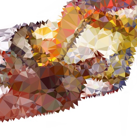 Abstract multicolor mosaic backdrop. Geometric low polygonal background. Design element for book covers, presentations layouts, title backgrounds. Vector clip art.のイラスト素材