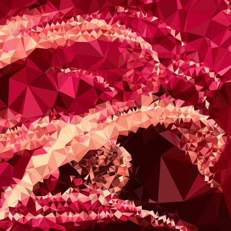 Abstract multicolor mosaic backdrop. Geometric low polygonal background. Design element for book covers, presentations layouts, title backgrounds. Vector clip art.のイラスト素材