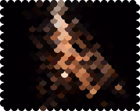 Abstract spotted halftone background. Design element for book covers, presentations layouts, title backgrounds.のイラスト素材