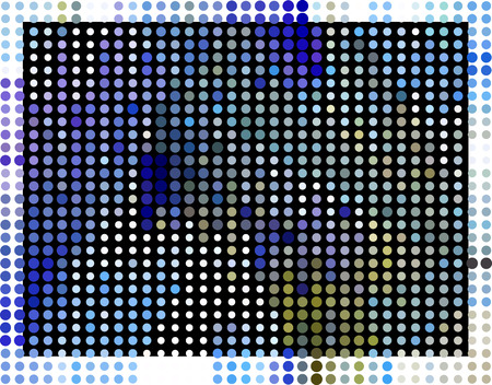 Abstract spotted halftone background. Design element for book covers, presentations layouts, title backgrounds.のイラスト素材