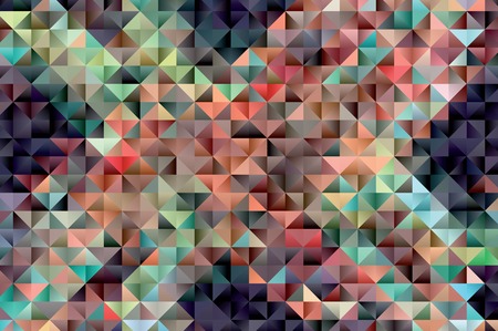 Mosaic background.  Geometric low polygonal illustration. Design element for book covers,...