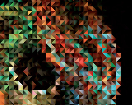 Mosaic background.  Geometric low polygonal illustration. Design element for book covers,...