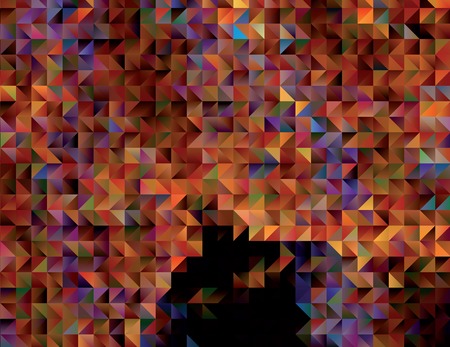Mosaic background.  Geometric low polygonal illustration. Design element for book covers,...