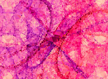 Low poly mosaic background. Template design, list, front page, brochure layout, banner, idea, cover, print, flyer, book, blank, card, ad, sign, sheet. Copy space. Vector clip art.のイラスト素材