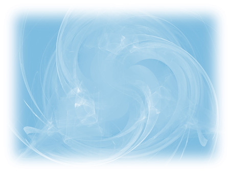 Blue color toned monochrome abstract fractal illustration. Faded background. Design element for book covers, presentations layouts, title and page backgrounds.Raster clip art.の写真素材