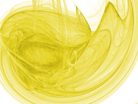 Yellow color toned monochrome abstract fractal illustration. Faded background. Design element for book covers, presentations layouts, title and page backgrounds.Raster clip art.の写真素材