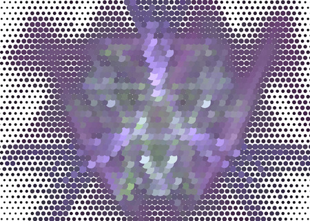 Abstract background. Spotted halftone effect. Dots, circles.