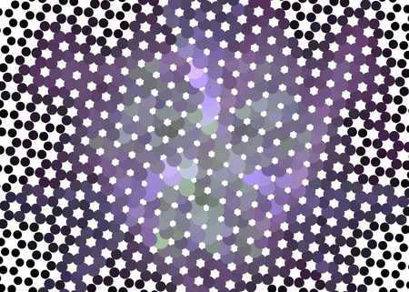 Abstract background. Spotted halftone effect. Dots, circles.のイラスト素材