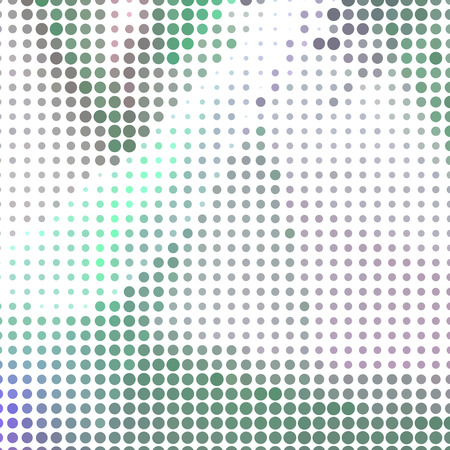 Abstract horizontal background. Spotted halftone effect. Dots, circles. Vector clip artのイラスト素材