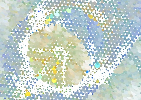 Abstract background. Spotted halftone effect. Dots, circles. Vector clip artのイラスト素材