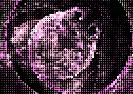 Abstract background. Spotted halftone effect. Dots, circles. Vector clip artのイラスト素材