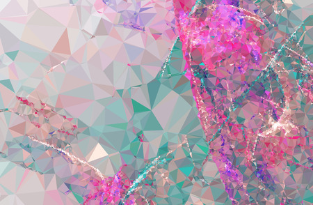 Low poly mosaic background. Template design, list, front page, brochure layout, banner, idea, cover,...