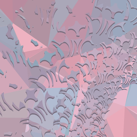 Abstract modern background with floral elementsのイラスト素材