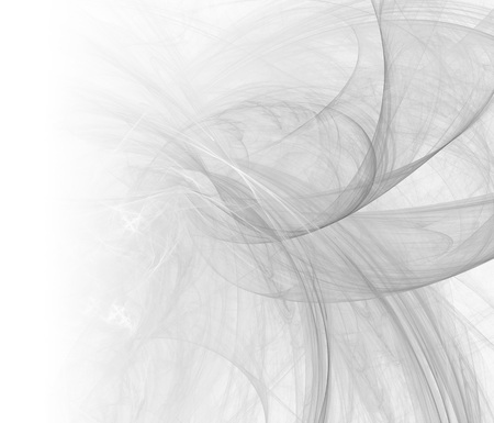 Grayscale abstract fractal background. Faded page side.の写真素材