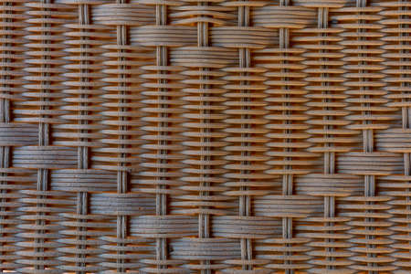 wicker piece with cross drawings