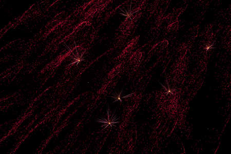 Colored fireworks. Color palm trees. Pyrotechnics