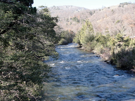 Beatiful view of the creekの写真素材