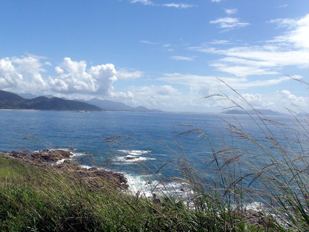 Sunny day in Garopabaの写真素材