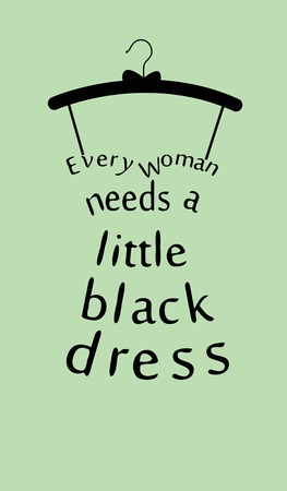 Woman dress with quote. Vectorの写真素材