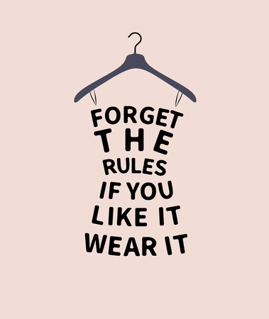 Fashion woman dress with quote for you design.の写真素材