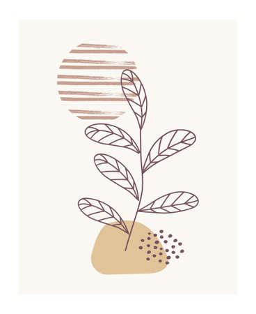 Simple design template of background. Abstract creative background in minimal trendy style.のイラスト素材