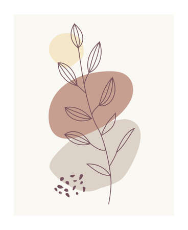 Simple design template of background. Abstract creative background in minimal trendy style.のイラスト素材